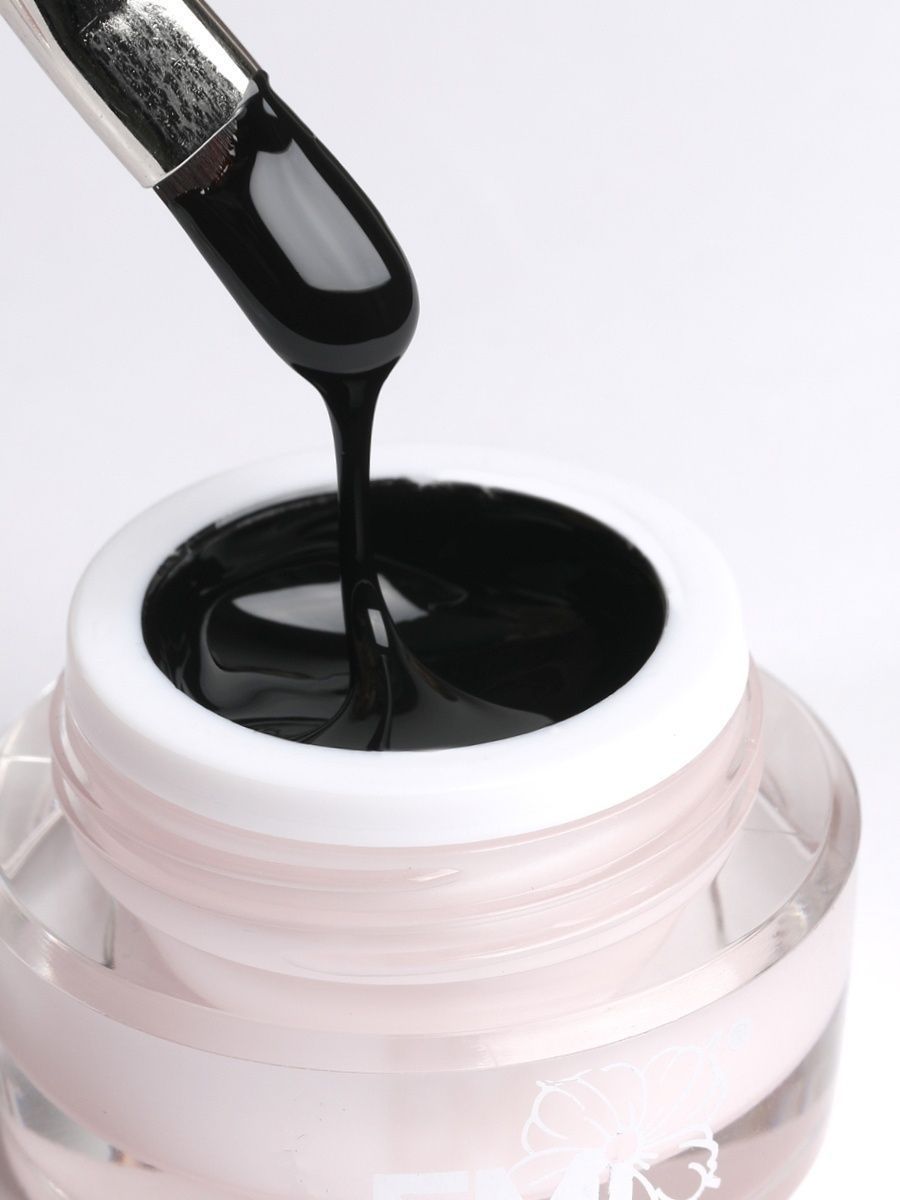 Black Tulip Gel Paint - EMI Black Tulip Gel Paint, 5ml - Emi Canada Nail Supply Toronto