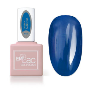 Emilac Gel Polish Indian Sapphire #032, 9mlE.MiLac Indian Sapphire #032, 9 ml.