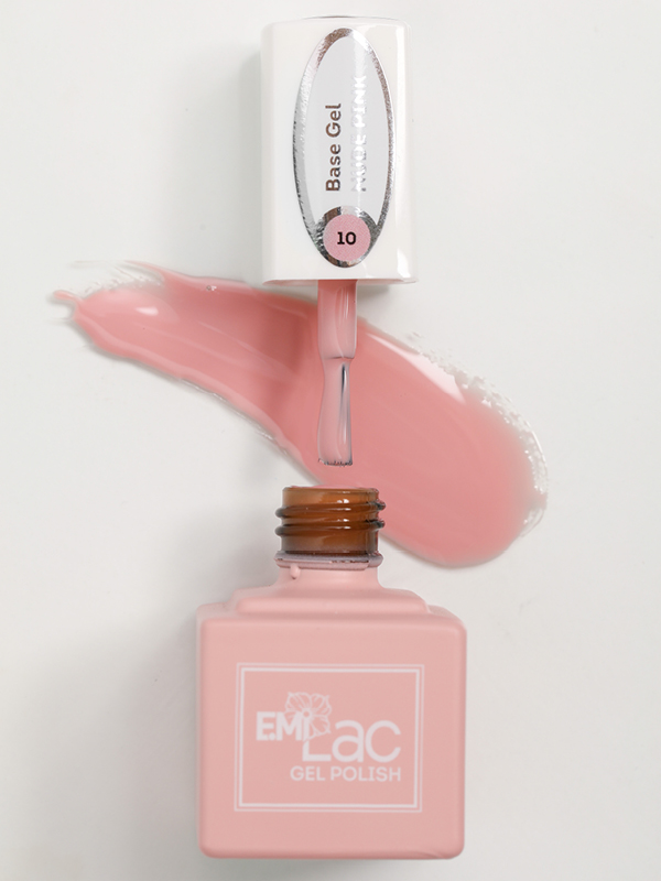 E.MiLac Base Gel Nude Pink #10, 9/15 ml.