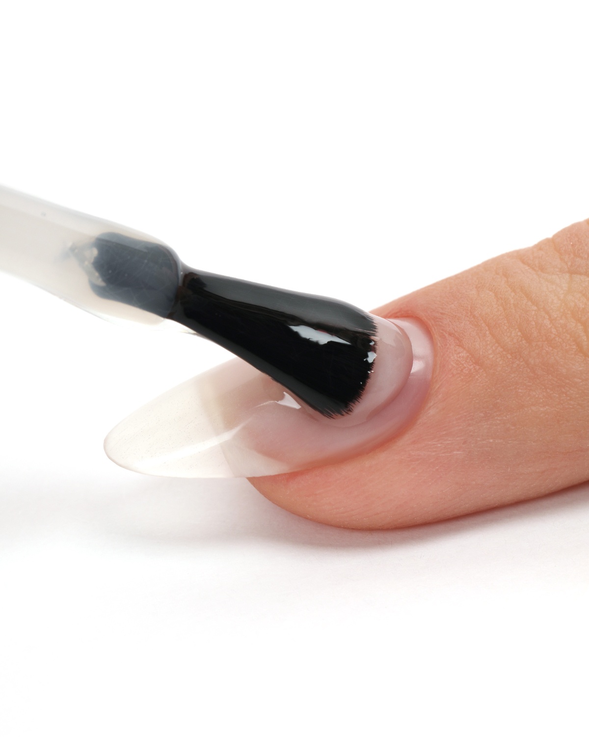 Fiber Base 01 Clear Emi Canada Nail Supply application Fiber-Base-01-Clear-Emi-Canada-Nail-Supply-application