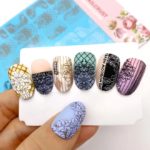 Nailcrust Pattern Slider Gold/White/Black #3