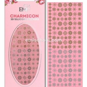 Charmicon 3D Silicone Snowflakes #1 Gold/SilverCharmicon 3D Silicone Snowflakes #1 Gold/Silver