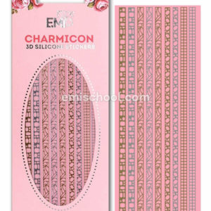 Charmicon 3D Silicone Stickers #3 Jewelry, Gold/SilverCharmicon 3D Silicone Stickers #3 Jewelry, Gold/Silver