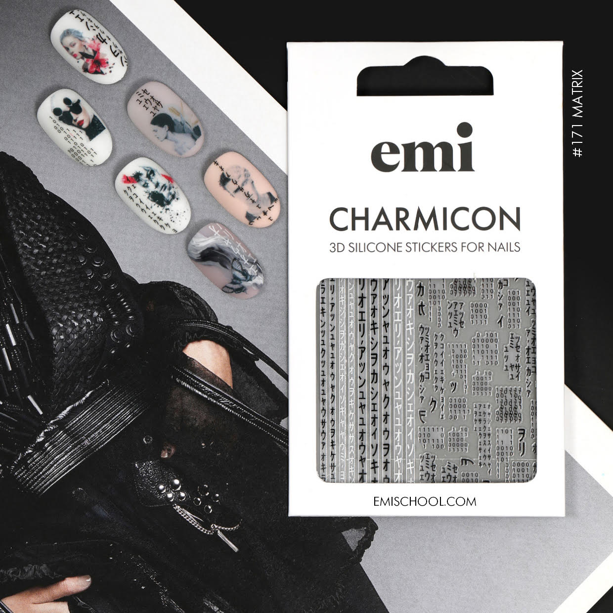 Charmicon 3D Silicone Stickers #171 Matrix