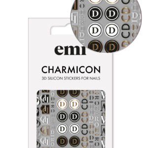 Charmicon 3D Silicone Stickers #186 Logomania