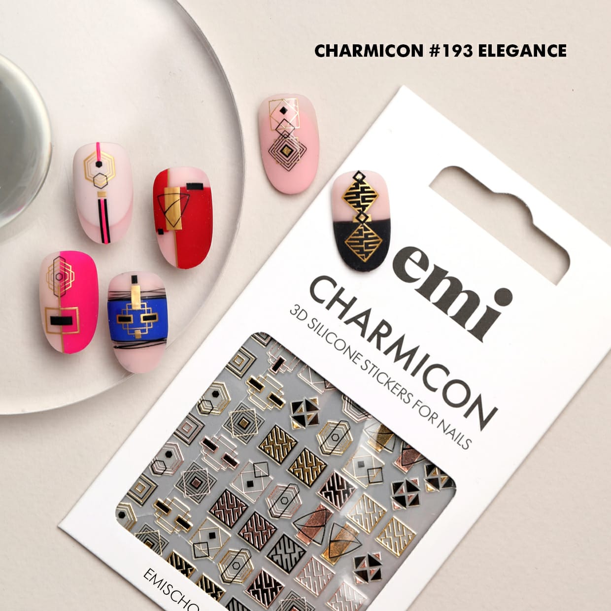 Charmicon 3D Silicone Stickers #193 Elegance