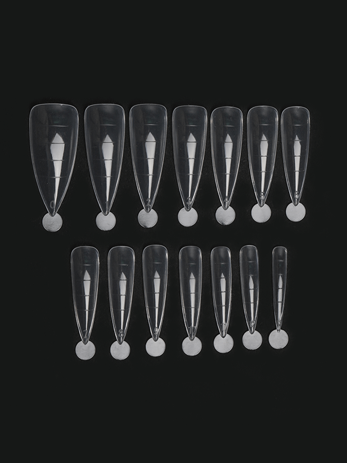 Plastic nail forms, almond 3 Plastic nail forms, almond 3