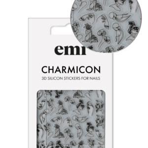 Charmicon 3D Silicone Stickers #209 FeminineCharmicon #209 Feminine