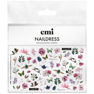 Naildress Slider Design #83 Blooming gardenNaildress-83-Blooming-garden