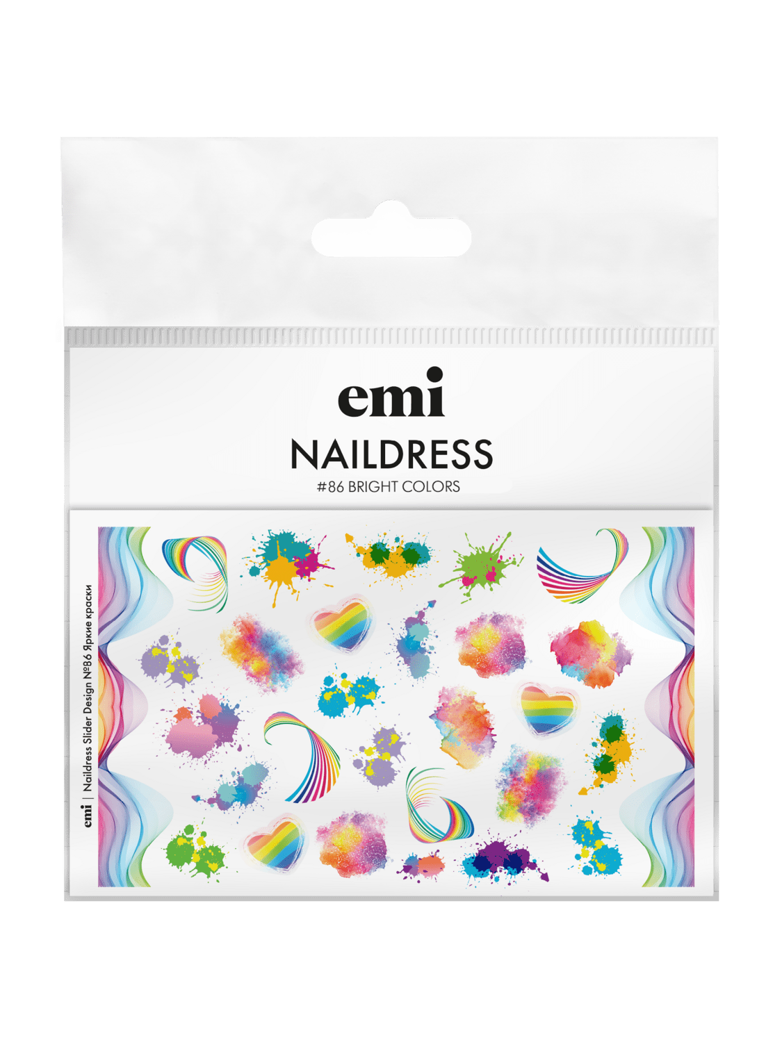 Naildress Slider Design #86 Bright colour