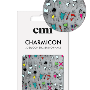 Charmicon 3D Silicone Stickers #208 Easy-breezyCharmicon 3D Silicone Stickers #208