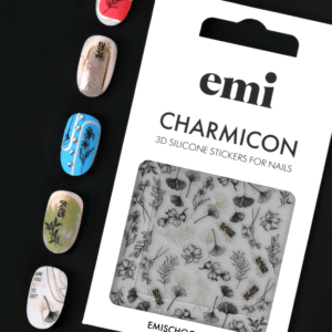 Charmicon 3D Silicone Stickers #212 Floristics