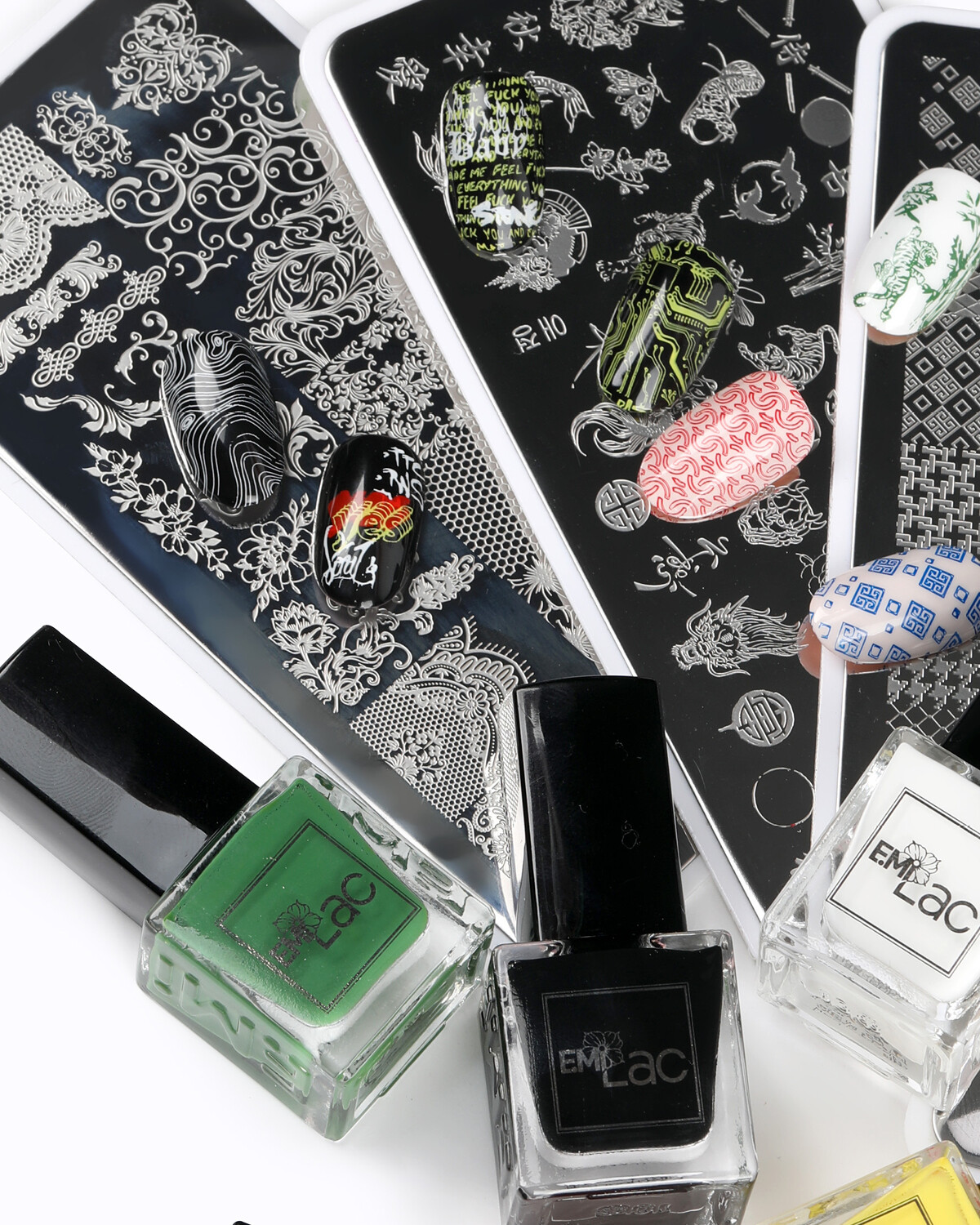 Nail Polish for Stamping Black #2, 9 ml.