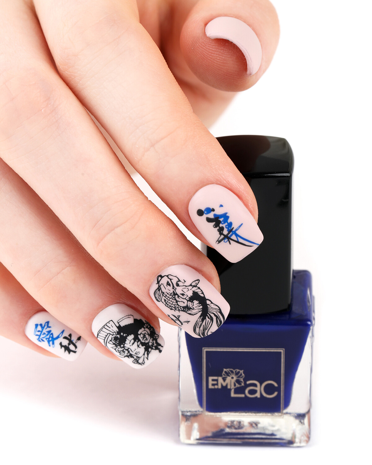 Nail Polish for Stamping Blue #3, 9 ml. 4