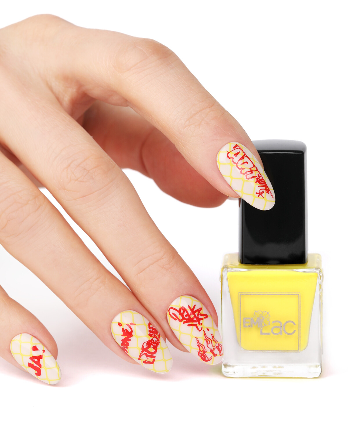 Nail Polish for Stamping Yellow #5, 9 ml. 4