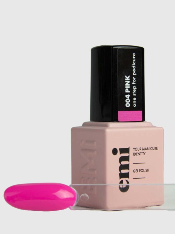 Emilac for pedicure Pink #4, 9 ml.