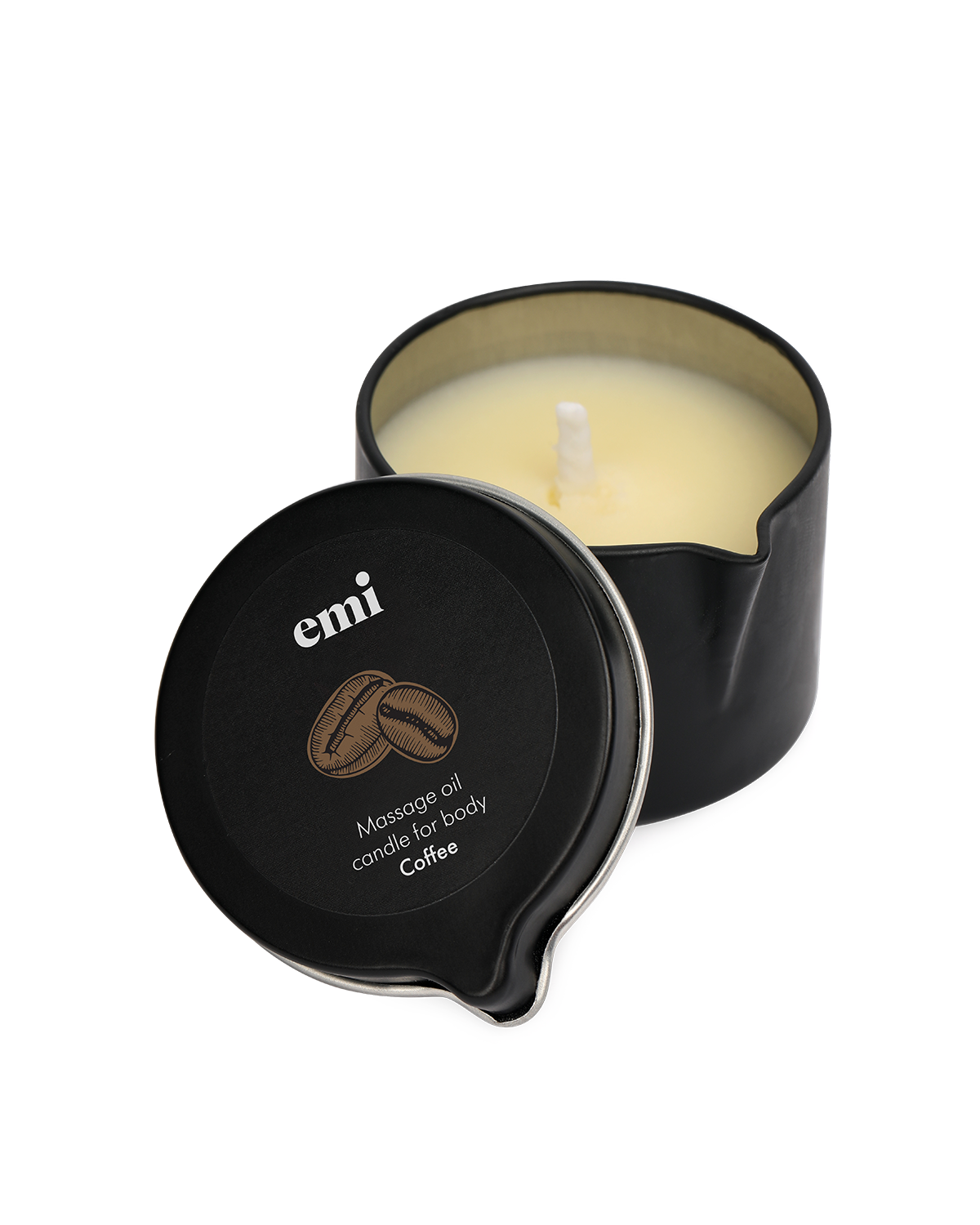 Massage Candle - Coffee / Vanilla / Strawberry , 30 g