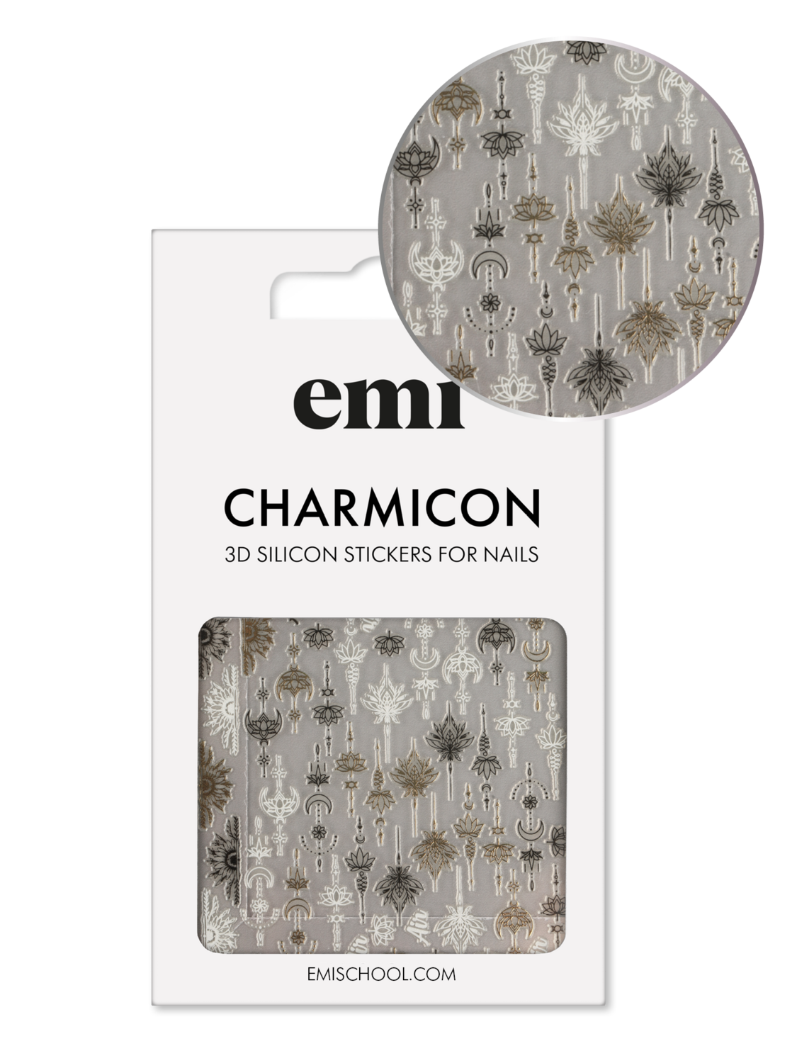 Charmicon 3D Silicone Stickers #223 Boho