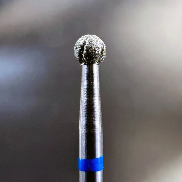 Ball-Diamond-Bit-3.1mm-Medium-grit-manicure-pedicure