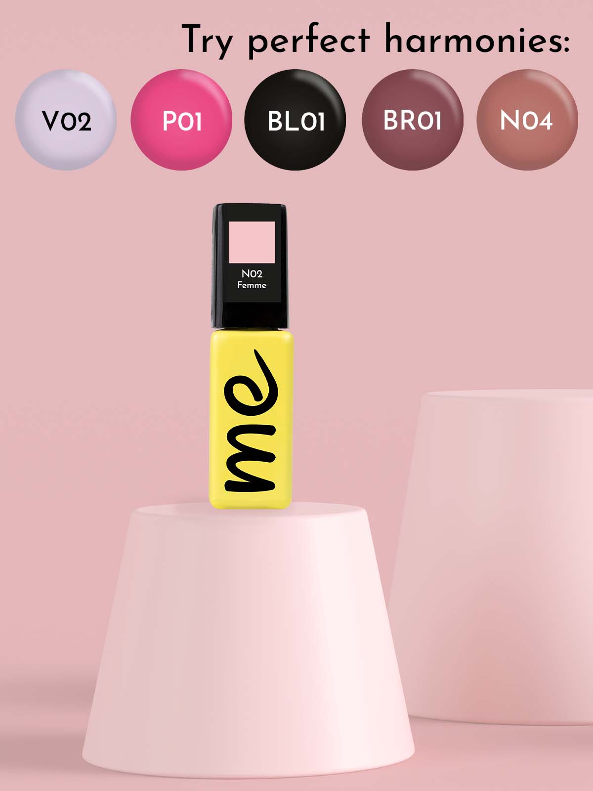 ME Gel Polish Femme #N02, 8 ml.
