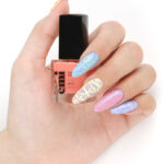 Nail Polish for Stamping Peach #8