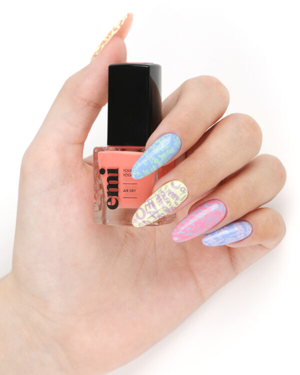 Nail Polish for Stamping Peach #8