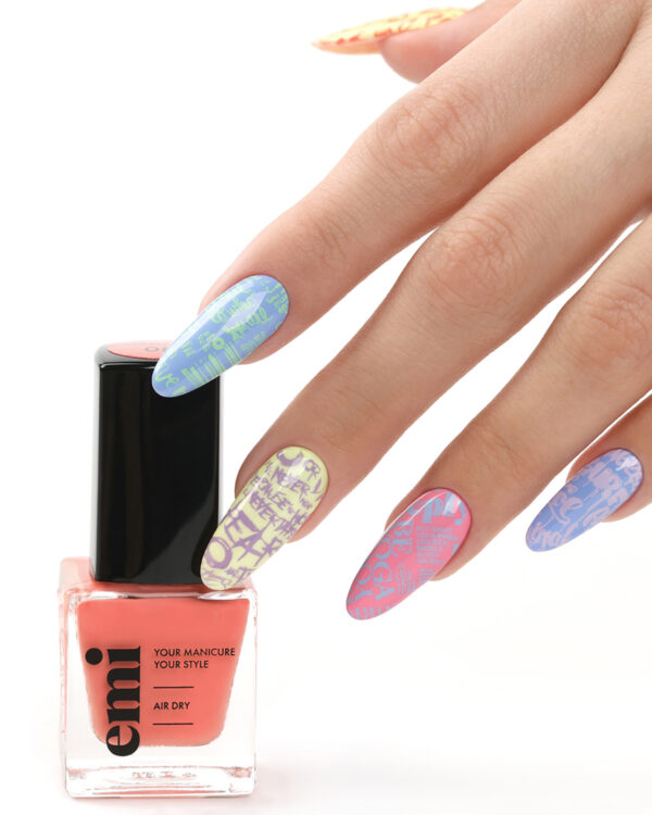 Nail Polish for Stamping Peach #8