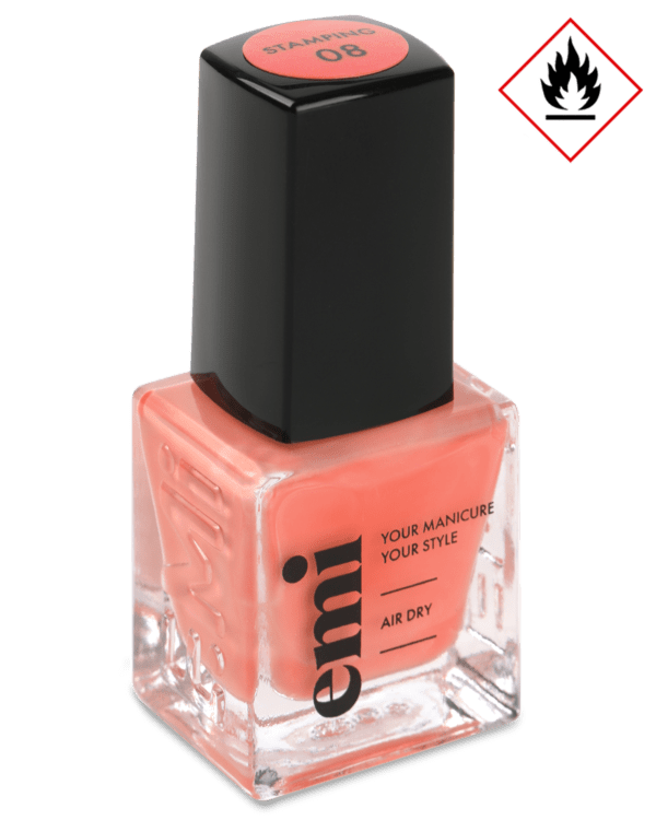 Nail Polish for Stamping Peach #8