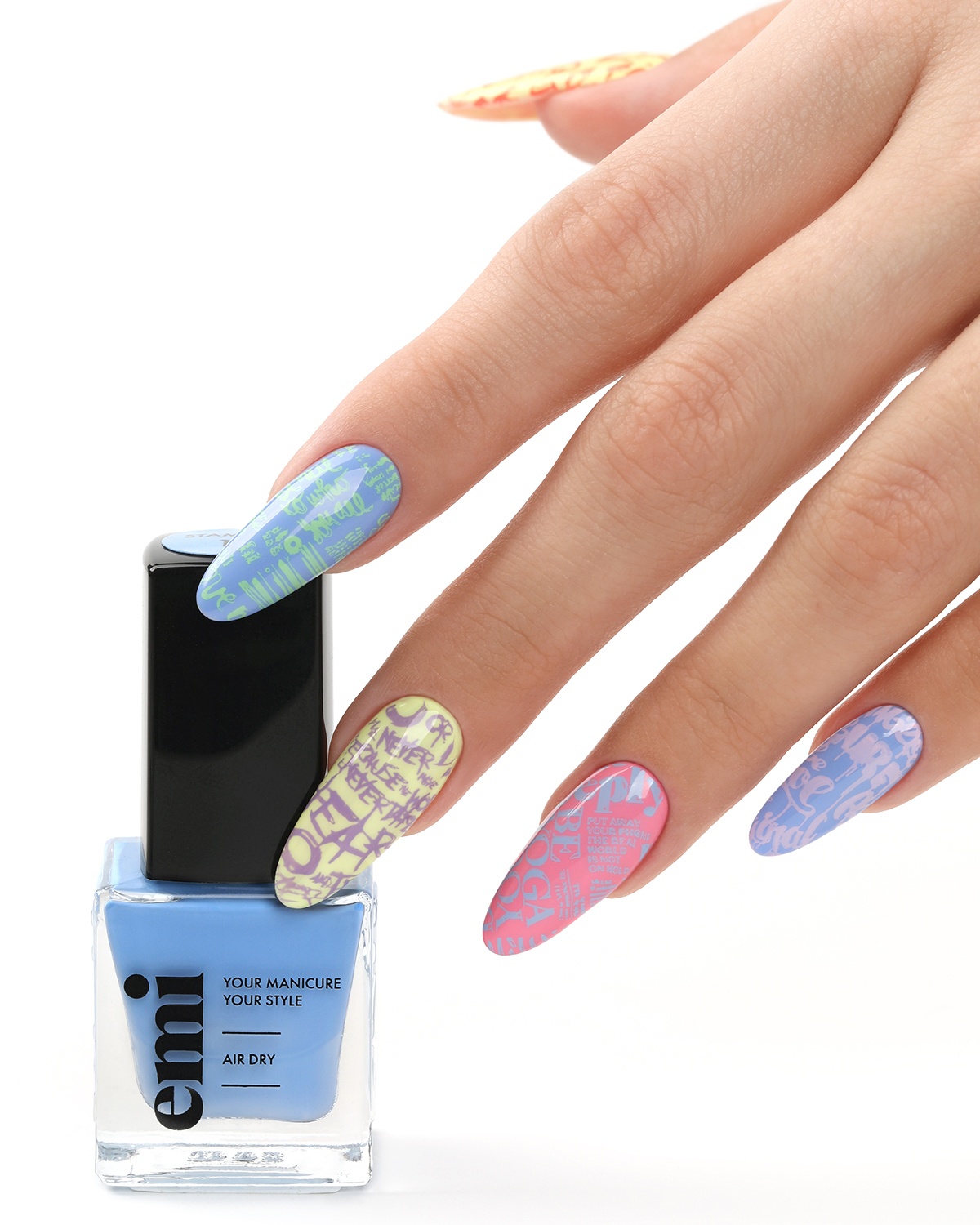 Nail Polish for Stamping light blue #10, 9 ml
