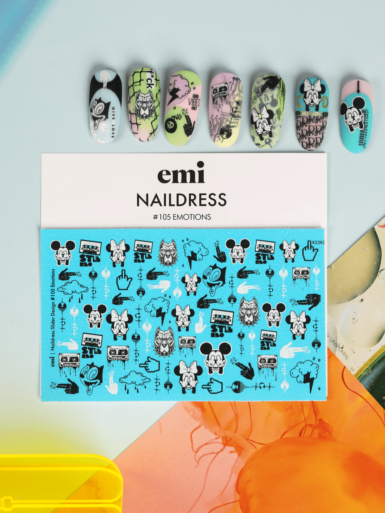 Naildress Slider Design #105 Emotions Emi Canada