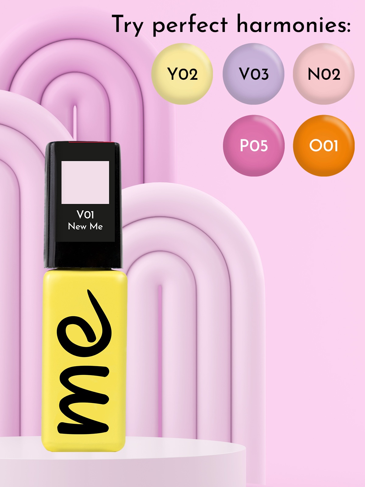 ME Gel polish New Me #V01, 8 ml