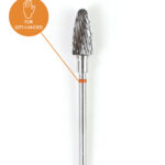 Corn-shaped-Carbide-Rotary-File-for-Lefties-6-mm-Medium-abrasiveness-Emi-Canada-Nail-Supply