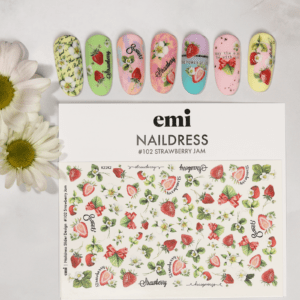Naildress Slider Design #102 Strawberry Jam Emi Canada