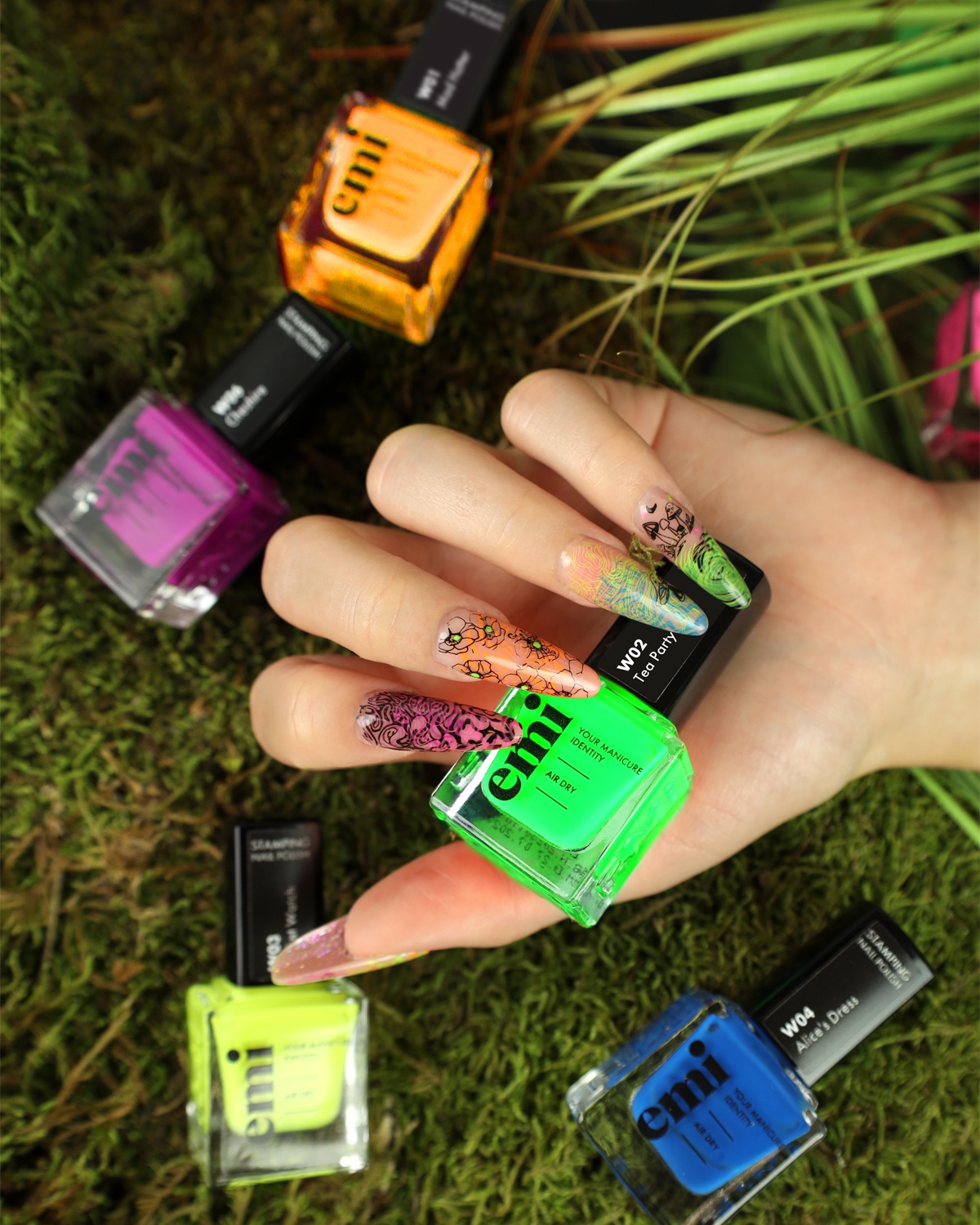 Nail-Polish-For-Stamping-Tea-Party-W2-9-ml.-Green-Neon